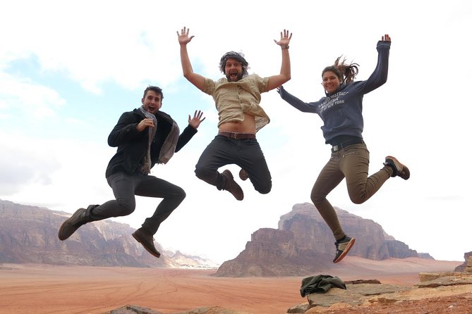 1 Day & 1 Night | Stay & Jeep + Camel Tour in Wadi Rum | Magic Bedouin Star - Bedouin dinner, fire, and a cold desert night