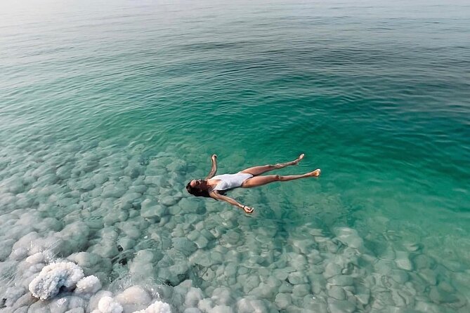 2 Day Petra Wadi Rum and Dead Sea Private Guided Tour - Floating at the Dead Sea