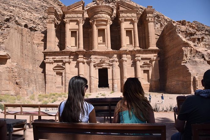 2-Day Petra, Wadi Rum and Dead Sea Tour from Amman - Floating at the Dead Sea