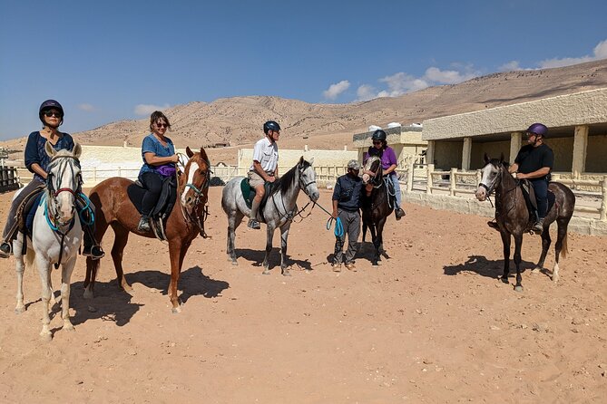 2 Hour Trail Ride to Little Petra-Morning or Sunset - Following Nabatean water channels and carved steps