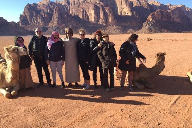 4 hours Jeep tour with overnight - Meeting Ahmed in Wadi Rum Village