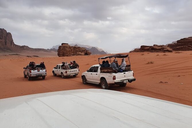 4 hours Jeep tour with overnight - The Jeep ride through Wadi Rum