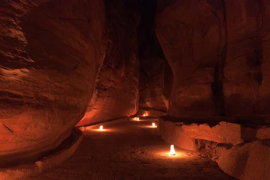 Amman: Petra by Night Tour with Optional Day Visit - Booking details worth checking