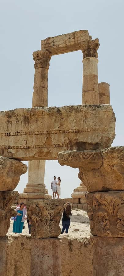 Amman Tour - Standing beneath the Roman Theater