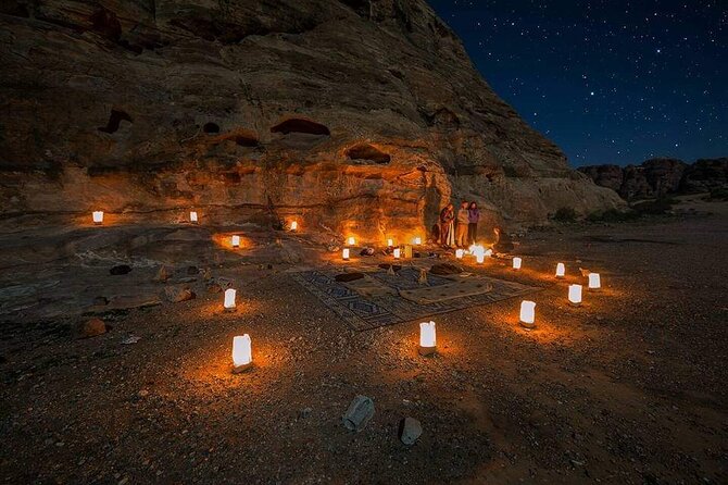 Cooking outside in little Petra between the Mountains. - Tea comes before the cooking