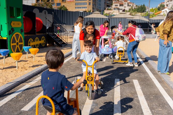 Discover Trax Jo Playground and Traffic Park Fun - The traffic park gives children more than a playground