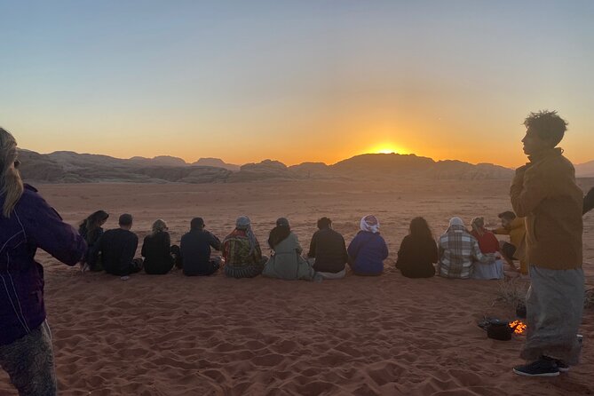 Explore Wadi Rum: Jeep Tour, Bed and Breakfast, and Dinner - Dinner, breakfast, and an overnight desert stay