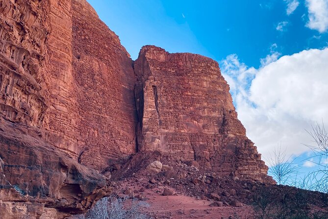 Explore Wadi Rum: Jeep Tour, Bed and Breakfast, and Dinner - Red dunes near Wadi Rum Village