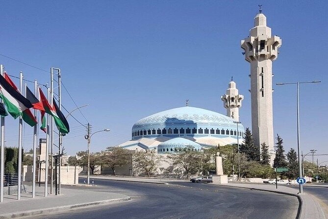 Exploring Shrines, Mosques, and Holy Landmarks Private Tour - Abu Darwish Mosque and the blue dome above Amman
