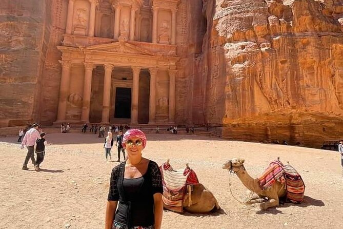 From Amman : Full day tour to Petra - Walking through the Siq to the Treasury