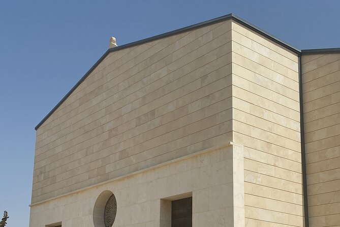 From Amman: Group Day Tour Madaba Mount Nebo & Dead Sea to Amman - Madaba and the map inside St. George’s Church