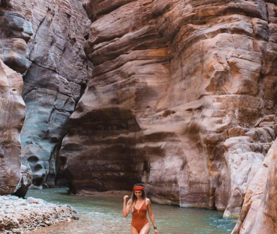 From Amman:To Al-Mujib Canyon & Dead Sea Salt Beach Day Trip - The waterfall is the payoff