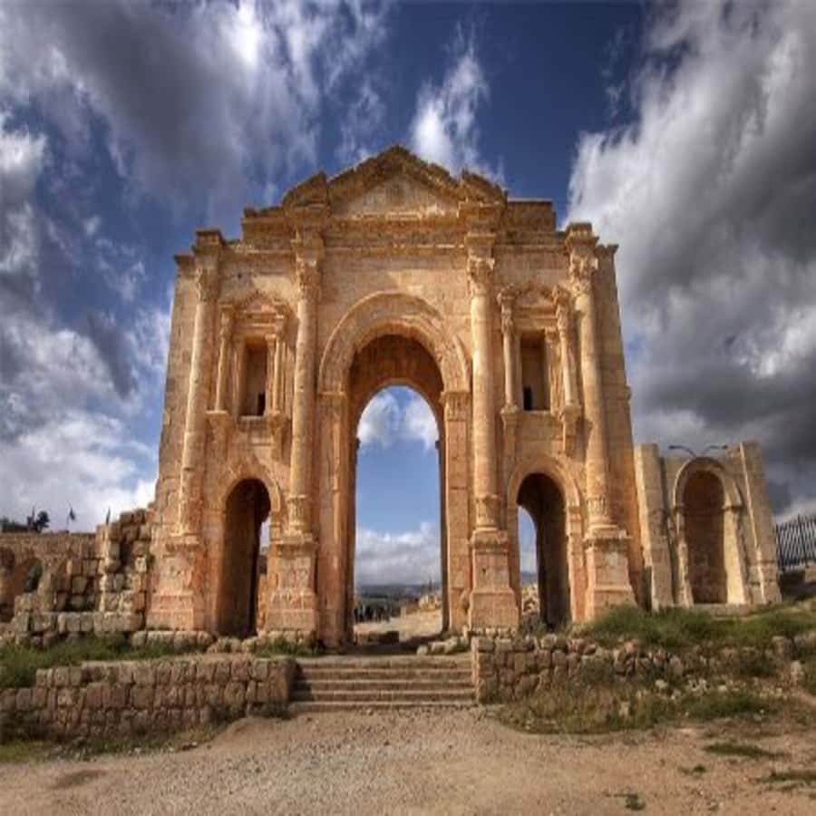 From Amman Trip To Jerash - The Oval Plaza and Forum