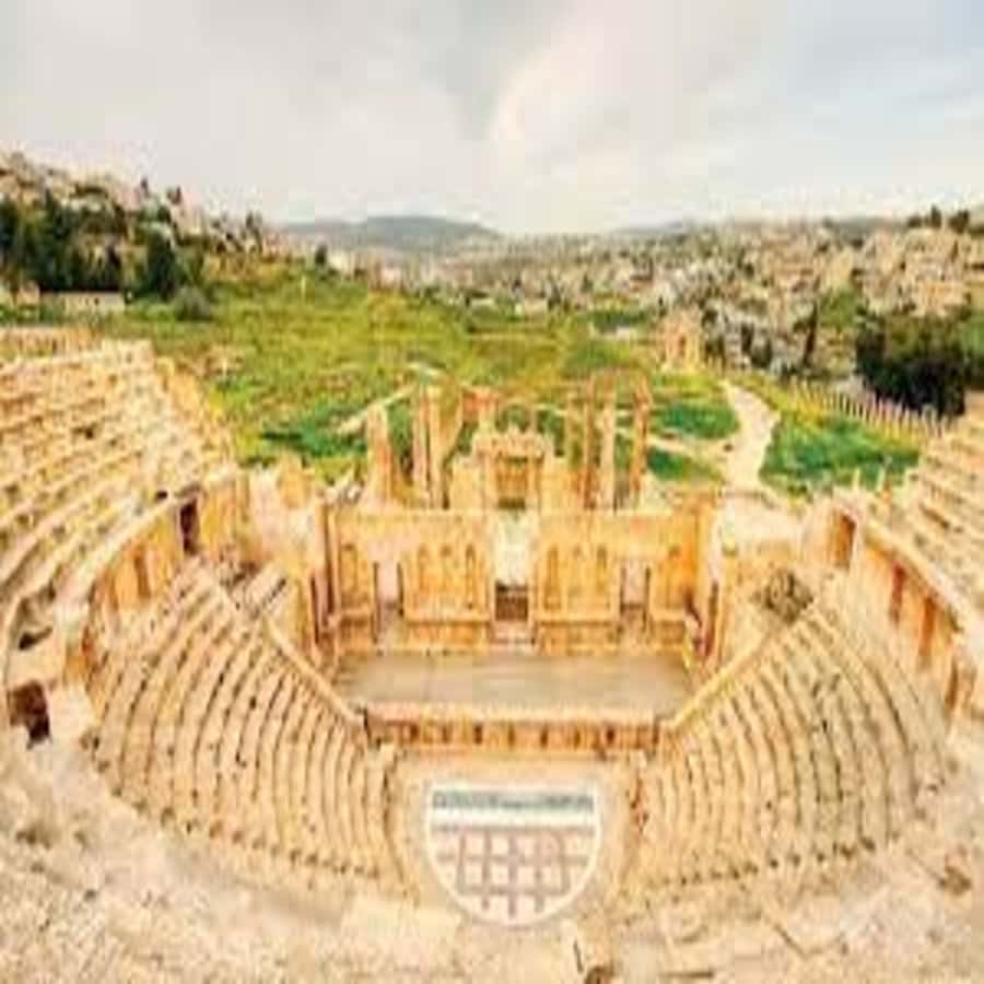 From Amman Trip To Jerash - The amphitheater and Temple of Artemis