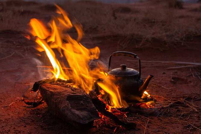 From Aqaba: Wadi Rum Desert Tour with taxi transfers from Aqaba - A cooked lunch in the middle of the desert
