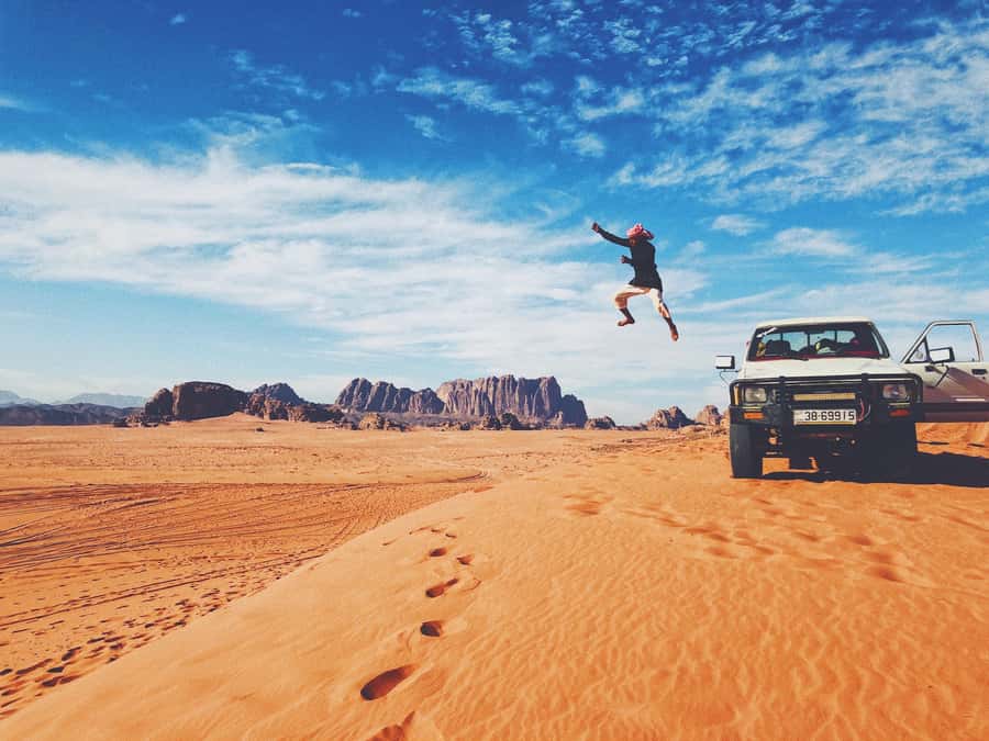From Eilat: 2-Day Tour of Petra, Wadi Rum & Aqaba - Wadi Rum by Jeep, with Star Wars scenery and a sunset finish