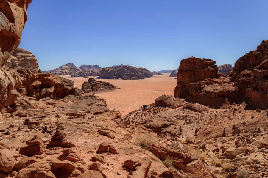 From Wadi Rum: 2-Day Hiking Adventure and Jeep Tour - One day or two nights in the desert