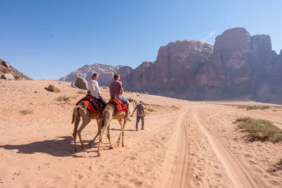 From Wadi Rum: Camel Ride Experience with Tea and Guide - Riding through the Valley of the Moon