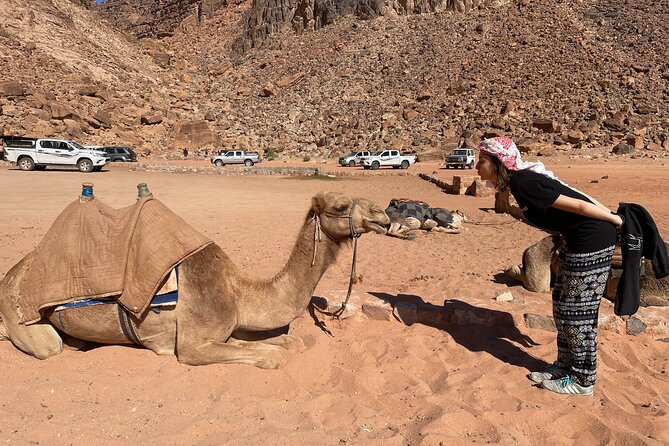 Full Day 4x4 Classic Desert Tour with overnight in private tent - Red Sand Dunes and an open stretch of desert