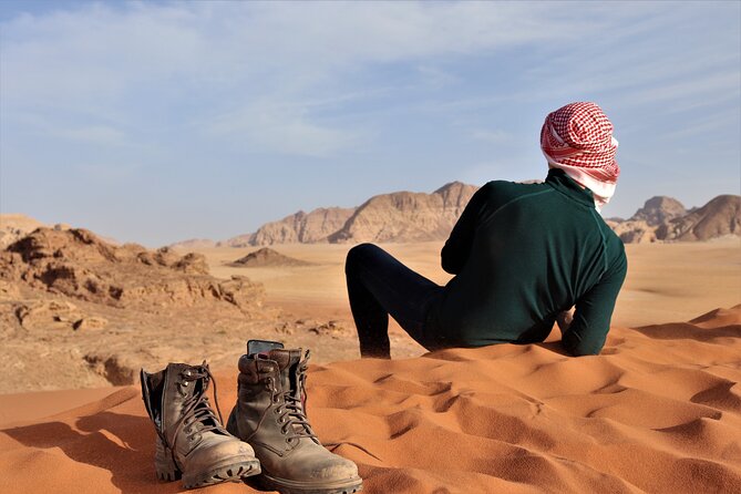 Full Day 4x4 Classic Desert Tour with overnight in private tent - Um Fruth Rock Bridge and the choice to climb