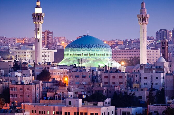 Full Day Amman Private Luxury City Tour - King Abdullah Mosque and its blue dome