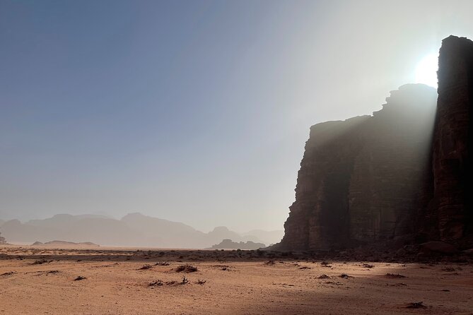 Full-Day Hiking in Wadi Rum's Desert with Lunch - The desert map and the changing views