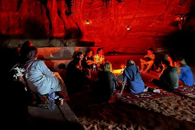 Full Day Jeep Tour and Overnight in Bedouin Camp with Meal - Red dunes, Little Bridge, and Lawrence’s House