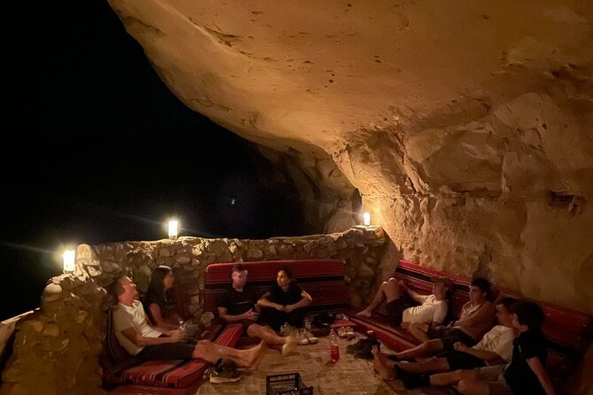 Full-Day Jeep Tour and Sleeping in cave Night Under the Stars - Khazali Canyon and ancient carvings