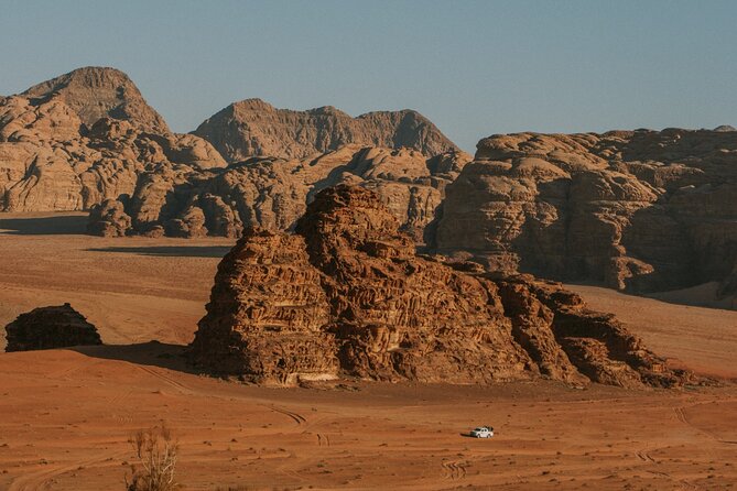 Full day Jeep Tour in Wadi Rum desert - A long day among Wadi Rum’s red and white sands