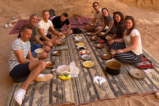 Full day Jeep Tour in Wadi Rum desert - Little Rock Bridge and Lawrence’s House