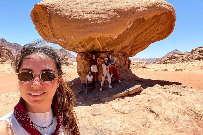 Full Day Jeep Tour + Night Under the Stars - Nabatean inscriptions at Khazali Canyon
