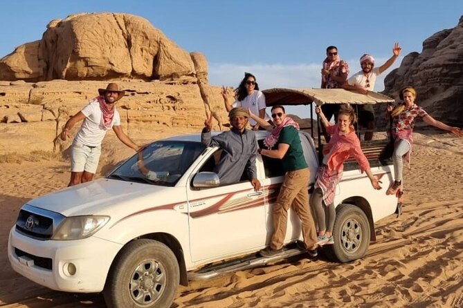 Full Day Jeep Tour with Overnight in Bedouin Camp - Sunset tea in the white sand dunes