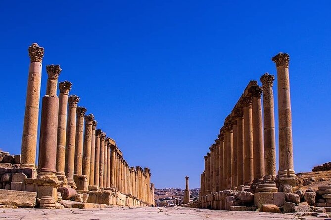 Full Day Tour Jerash, Ajloun and Umm Qais From Amman - Umm Qais and the view beyond the ruins