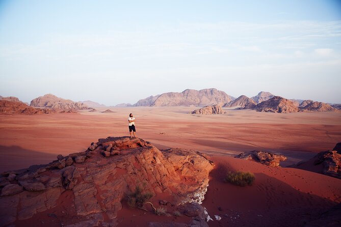 Half-Day Jeep Safari "Wadi Rum Highlights!" w/ Professional Bedouin Guide - Adding a Camel Ride for 10 or 15 JD