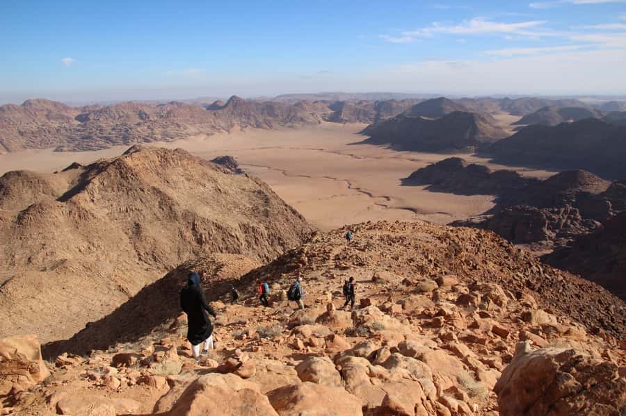 Hike to Jordan's Highest Mountain, Umm Ad Dami & Overnight - The first 4x4 ride into the desert