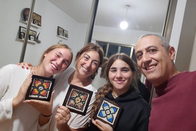 Mosaic Art Class in Amman - Learning about Jordanian stone and mosaic technique