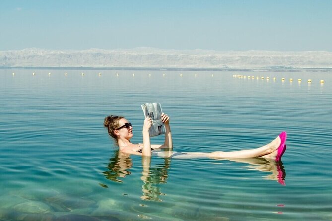 One Day Tour To Petra and Dead Sea - The Dead Sea and Wadi Mujib, about three hours