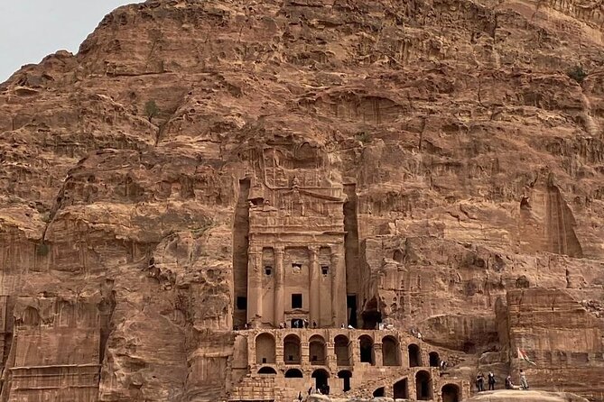 Petra Highlight Tour with Private Guide Sami Nawafleh | 2.5 Hours - Looking up at the Royal Tombs