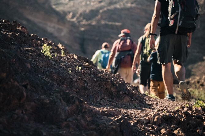 Petra to Wadi Rum Trek - 6 Days - Day five: climbing out toward Wadi Rum