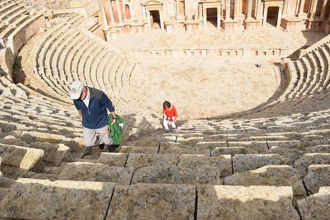Private Day Trip to Jerash, Umm Qais and Ajloun Castle from Amman - Umm Qais and the view beyond the ruins