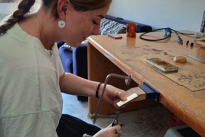 Private Experience of Simple Silver Ring Making in Amman - Step three: cleaning, sanding, and polishing