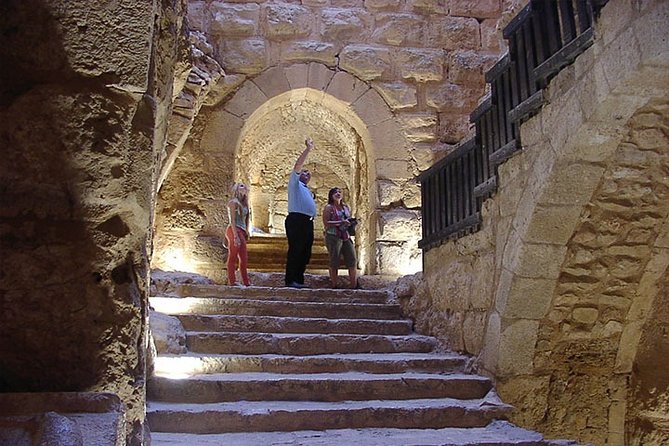 Private Full Day Tour to Umm Qais and Ajloun from Amman - Ajloun Castle and its stone corridors