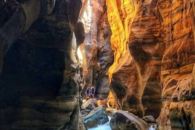 Wadi Al Mujib Adventures From Amman, QAI Airport, Deadsea or Madaba - Ropes, ladders, and the final waterfall
