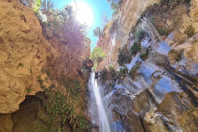 Wadi Hora and Wadi Bin Hammad Canyoning Adventure - The two 20-meter rappels