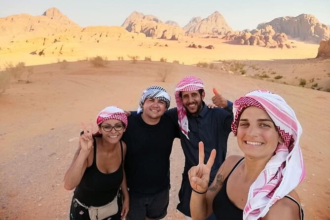 Wadi Rum 2-Day Jeep Tour with Meals and Overnight in Bedouin Camp - What the $90.25 price really covers
