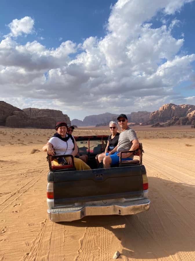Wadi Rum (2) hour jeep morning tour or sunset tour - What $33 really includes