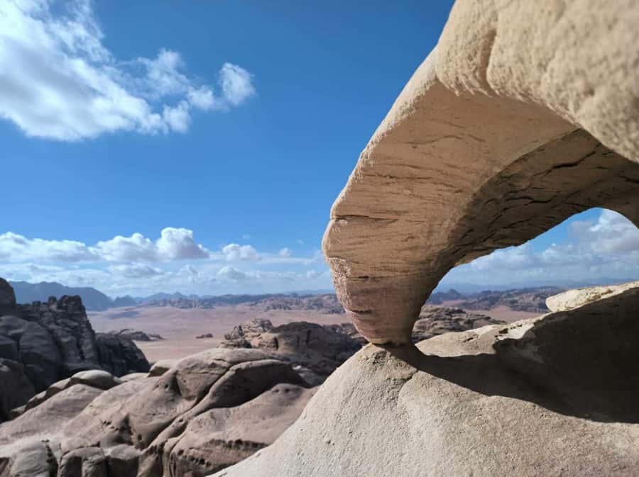 Wadi Rum: 2-Hour Jeep Tour with Bedouin Tea - Little Bridge, Bedouin tea, and open views