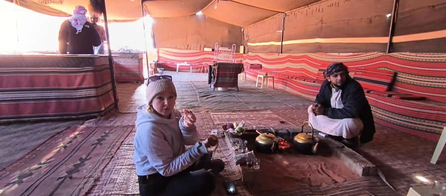 Wadi Rum: 2-Hour Jeep Tour with Bedouin Tea - Crossing the red sand by jeep