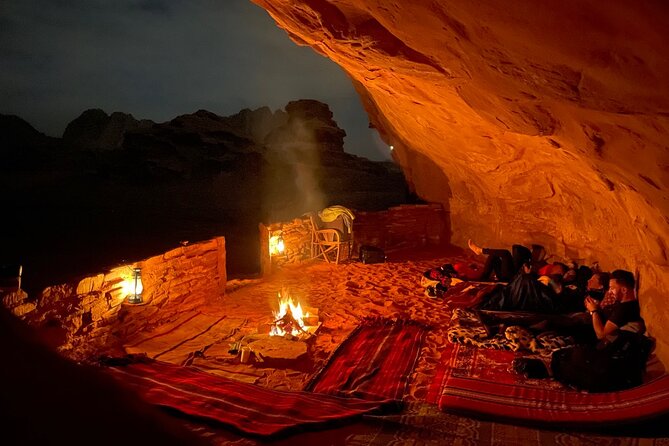 Wadi Rum Cave Camping with Jeep Tour - Starting from Wadi Rum Village