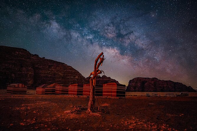 Wadi Rum: Explorer Jeep Tour PASS + Local Food + Optional Stay - Mushroom Rock, Burdah, and a canyon walk